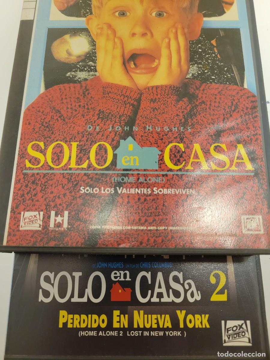 Cine: 2 VHS, S&oacute;lo en casa y Solo en casa 2.