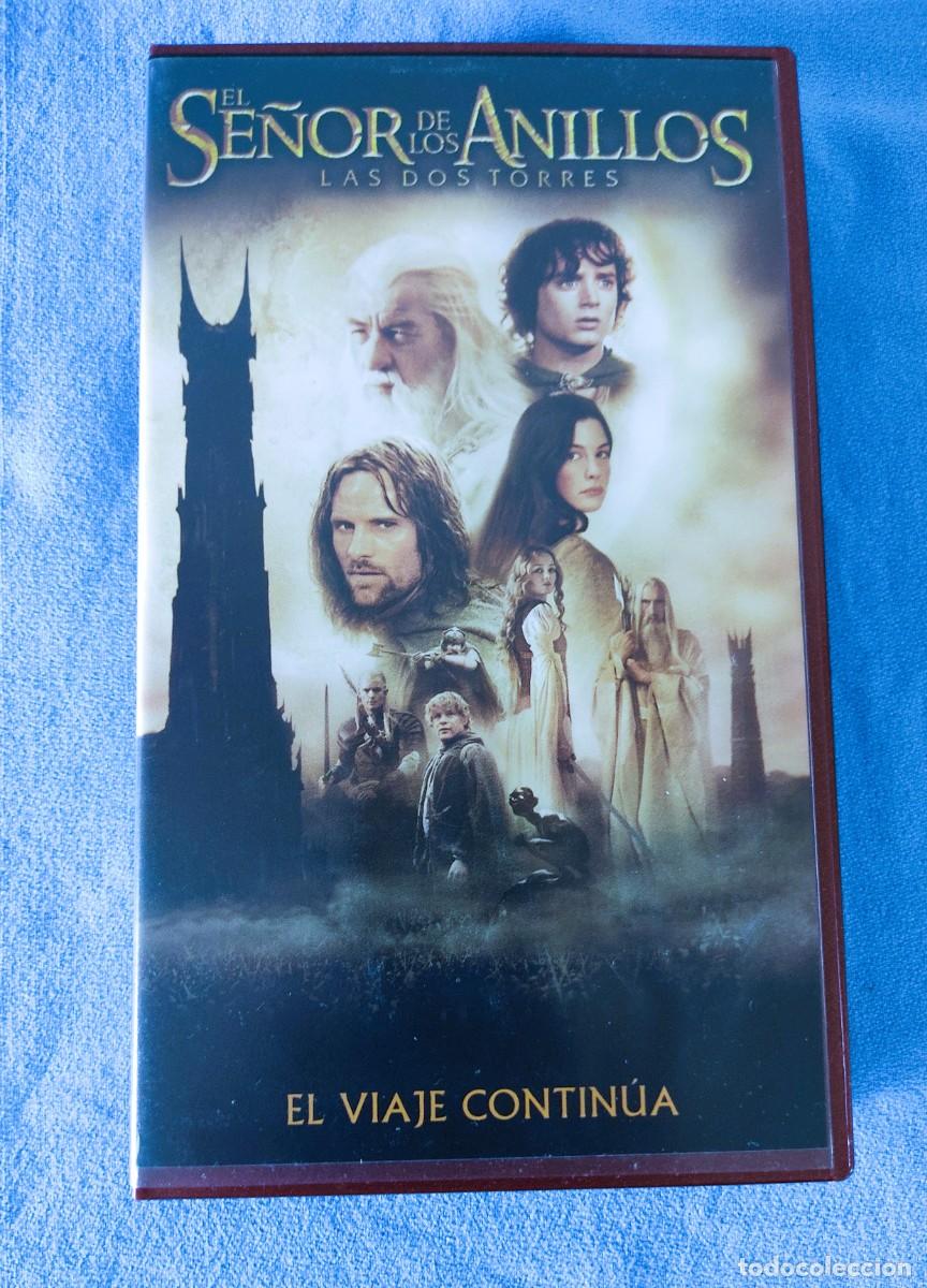 Cine: VHS EL SE&Ntilde;OR DE LOS ANILLOS LAS DOS TORRES EL VIAJE CONTINUA