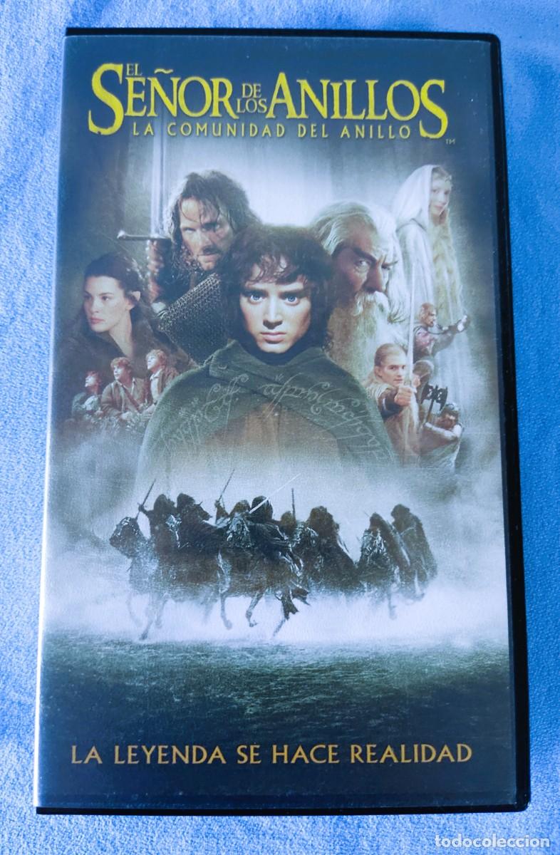 Cine: VHS EL SE&Ntilde;OR DE LOS ANILLOS LA COMUNIDAD DEL ANILLO LA LEYENDA SE HACE REALIDAD