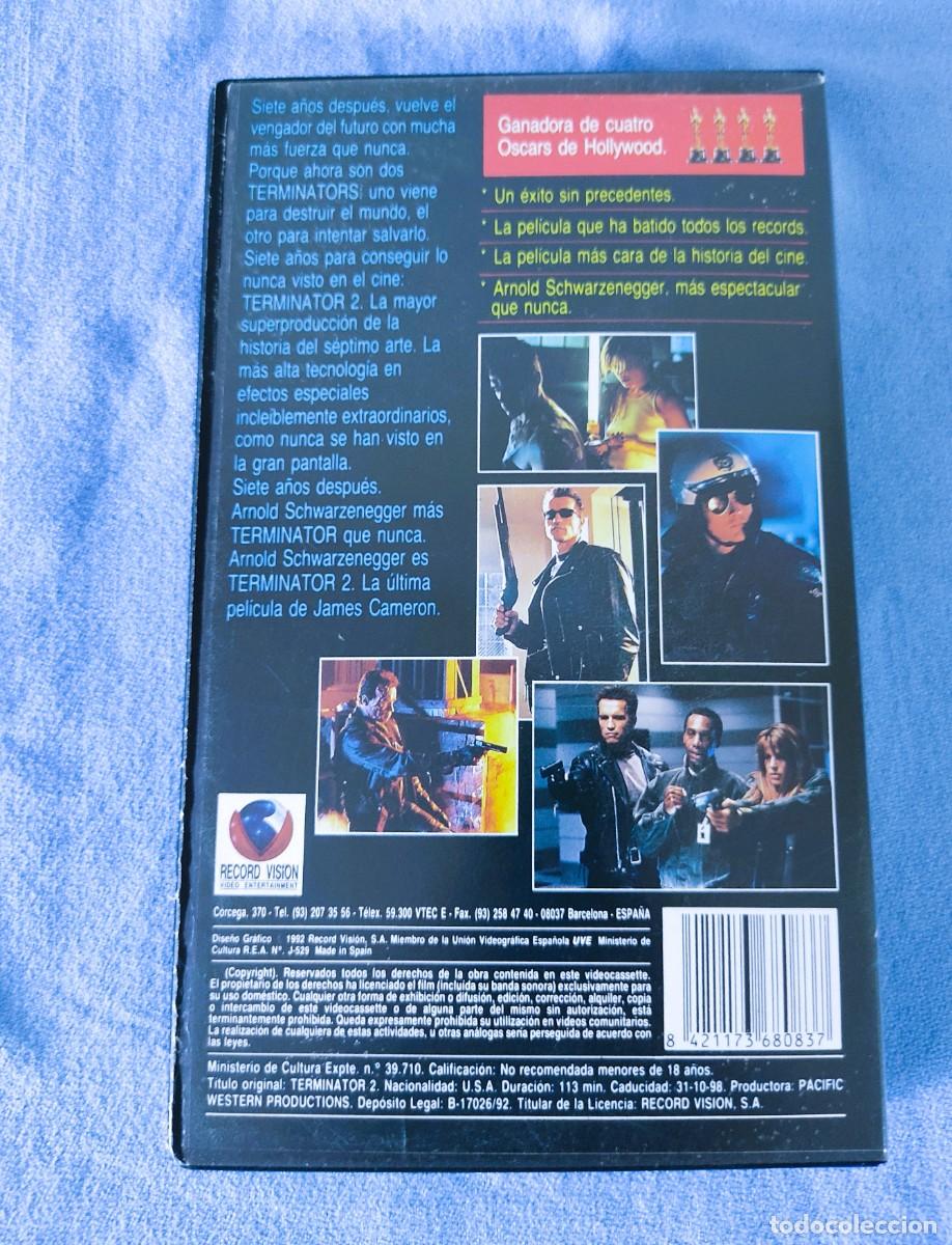 Cine: VHS TERMINATOR 2 EL JUICIO FINAL - Foto 2