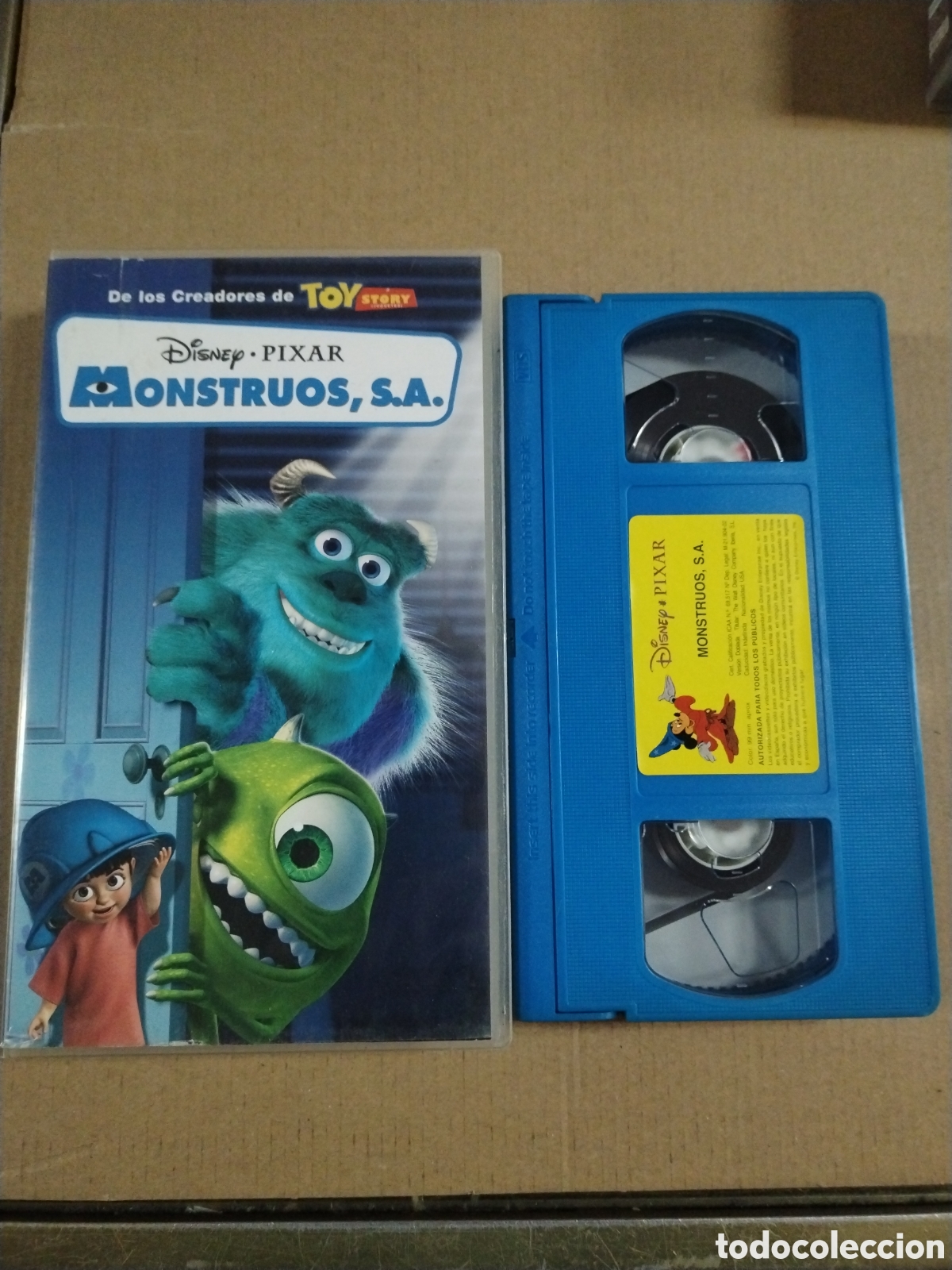 Cine: Monstruos S.A. Disney Pixar. VHS.
