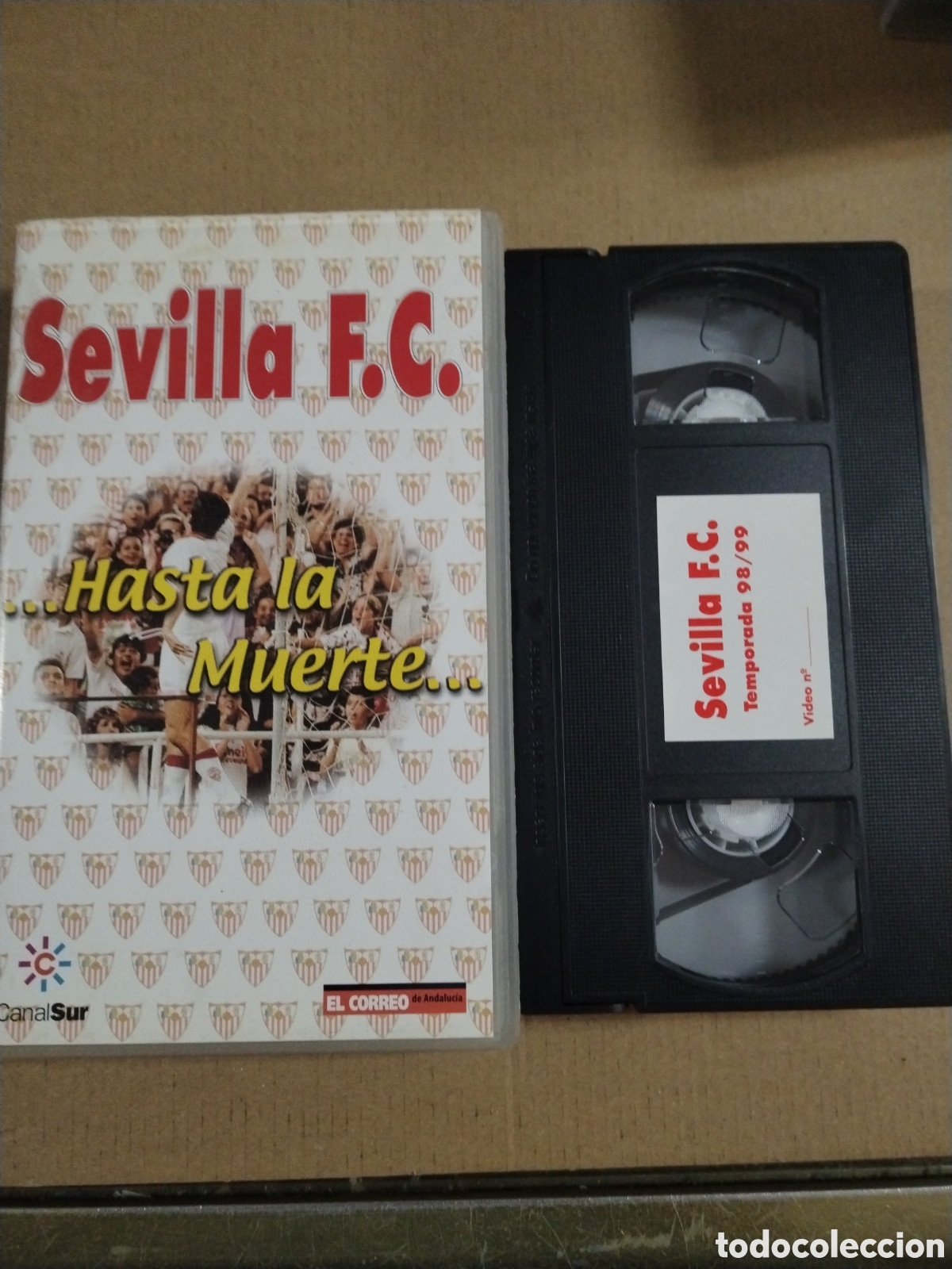 Cine: Sevilla F.C. Hasta la muerte. VHS.