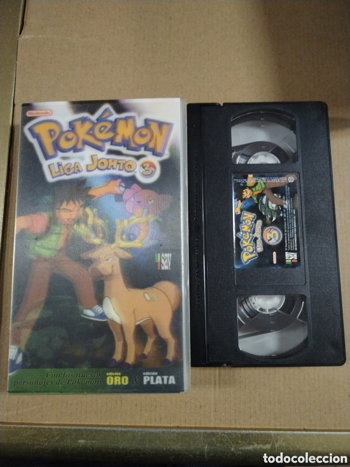 Cine: Pok&eacute;mon - Liga Johto 3 - Nintendo. VHS.