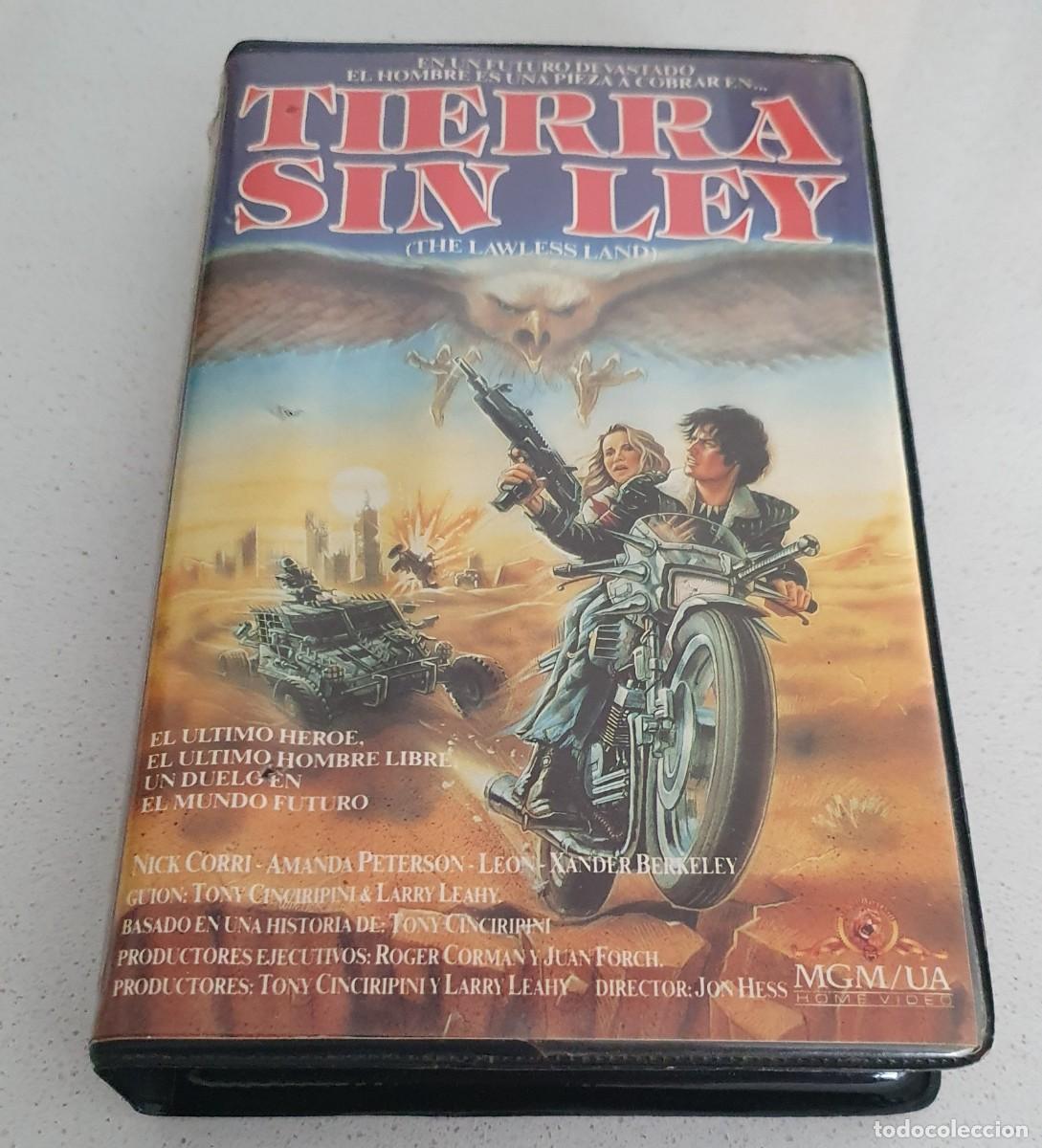 Cine: Pel&iacute;cula Vhs Tierra sin Ley. Mgm Ua Videoman 1988. Videoclub alquiler.