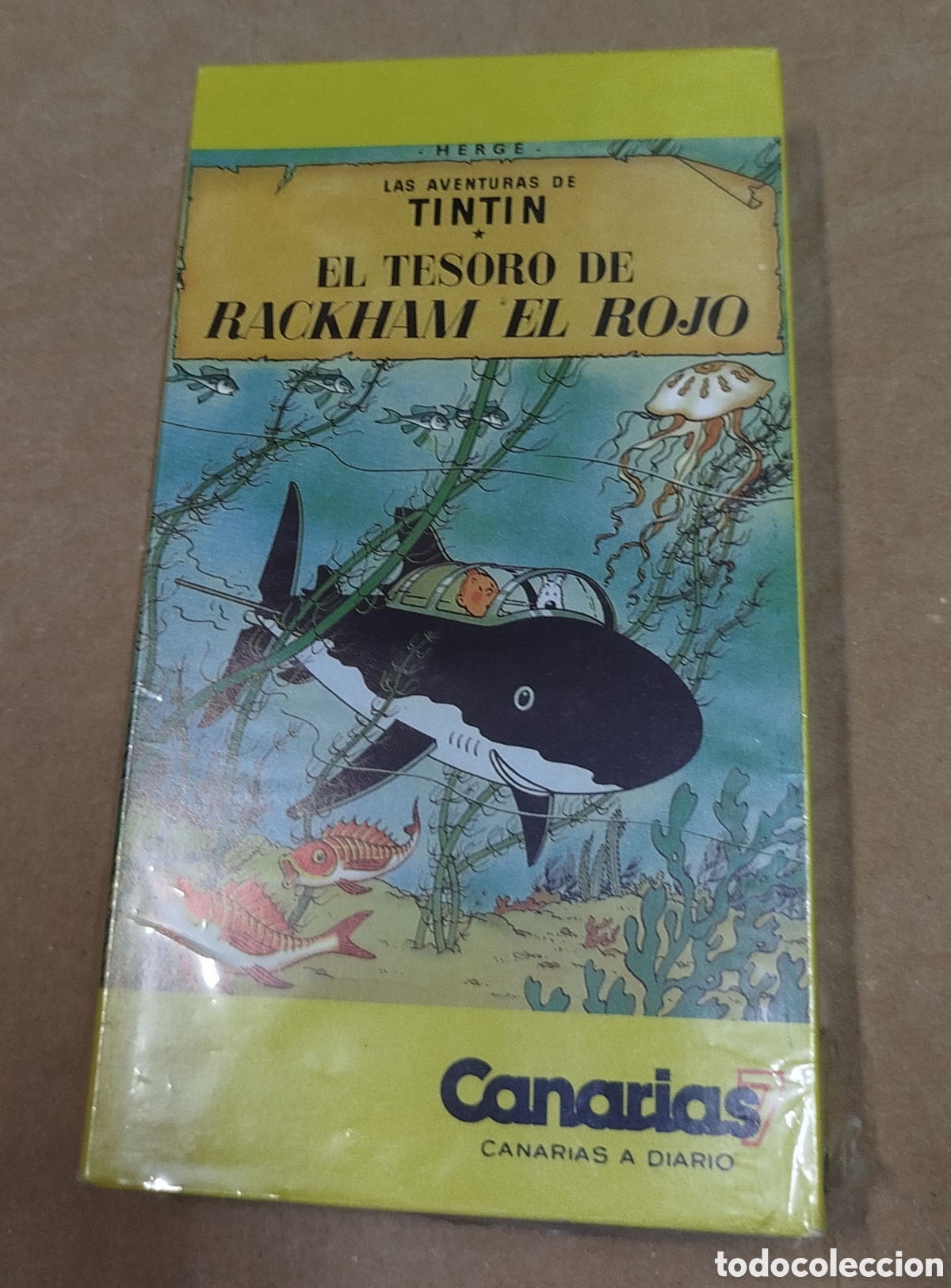 Cine: Las Aventuras de Tintin: El Tesoro de Rackham el Rojo. VHS. SIN ABRIR