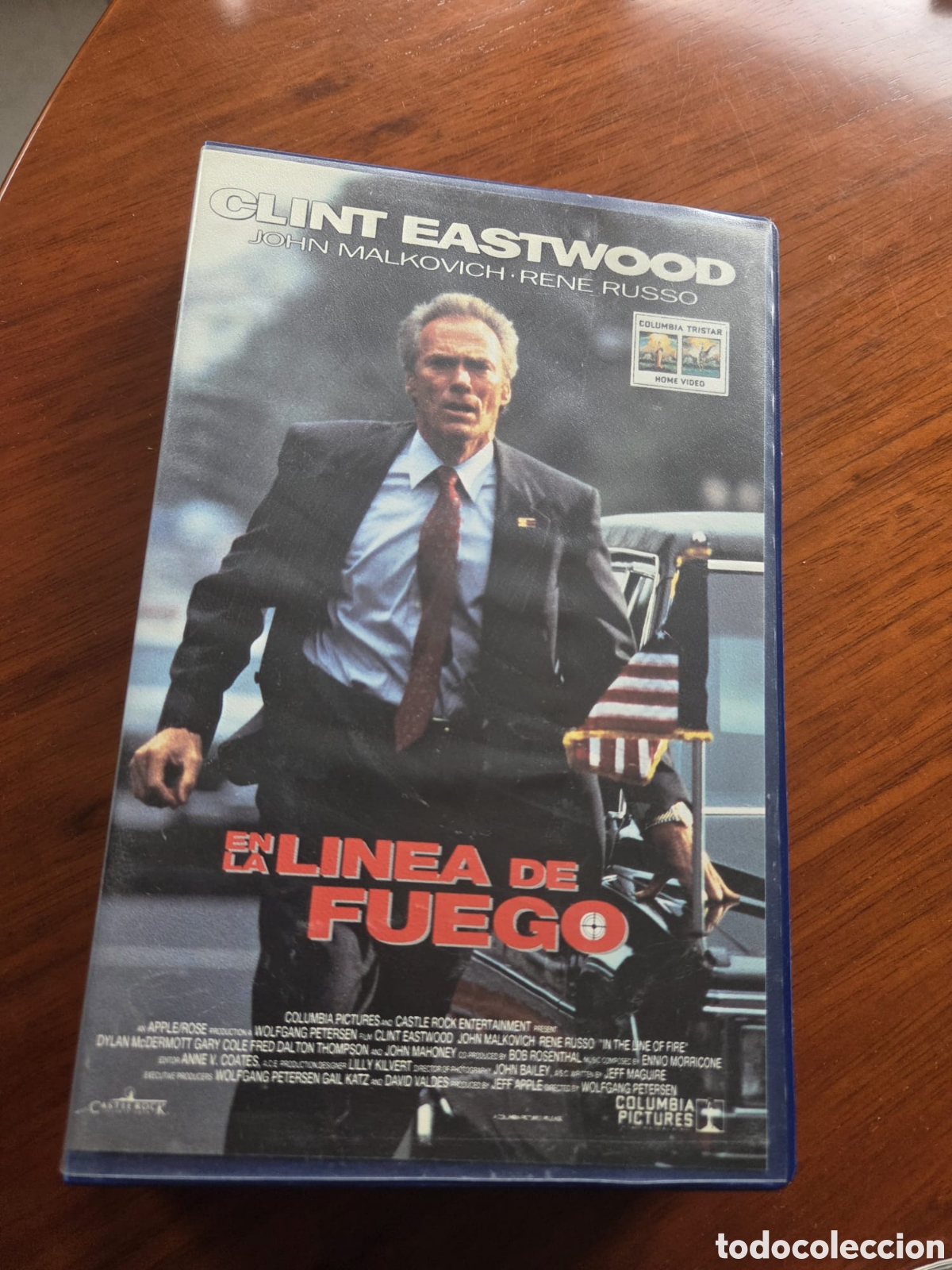 Cine: VHS En la L&iacute;nea de Fuego &ndash; Jonh Malkovich Clint Eastwood