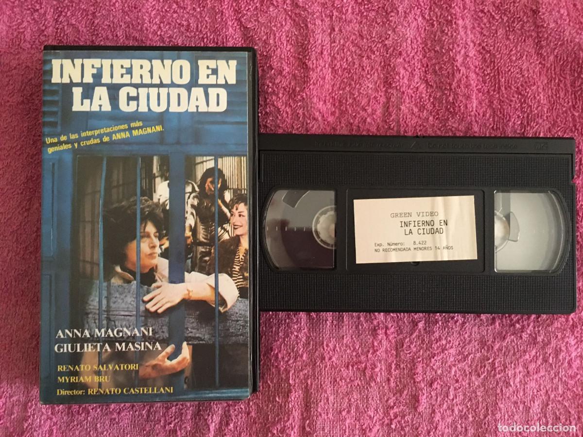 Cine: INFIERNO EN LA CIUDAD (1959) VHS GREEN VIDEO ANNA MAGNANI GIULIETTA MASINA RENATO SALVATORI