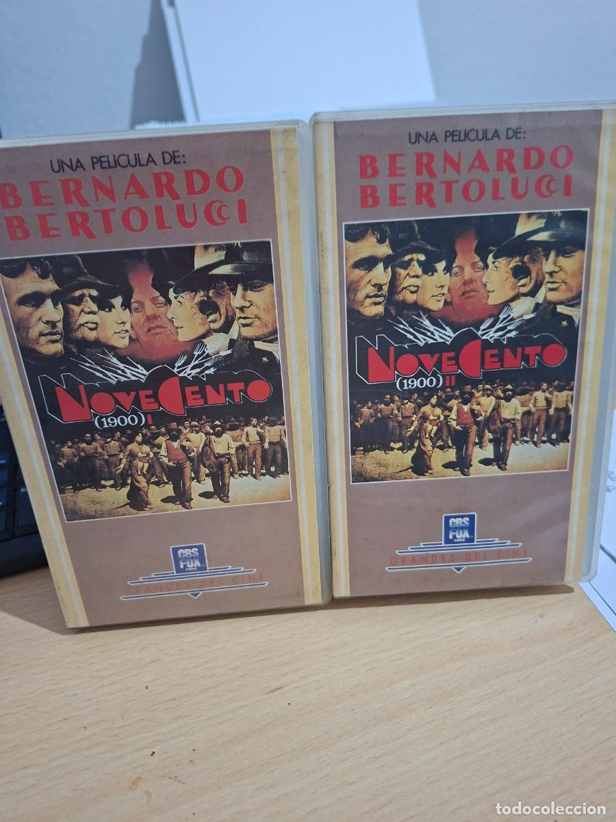 Cine: 2 VHS DE NOVECCENTO DE BERNARDO BERTOLUCCI
