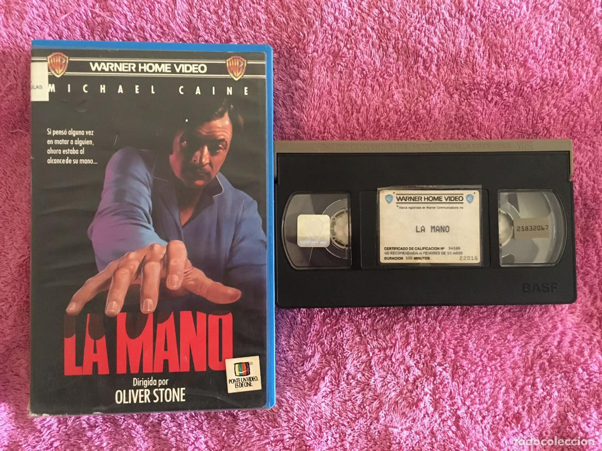 Cine: LA MANO (1981) VHS 1&ordf; EDICI&Oacute;N WARNER SONIDO HI-FI MICHAEL CAINE OLIVER STONE VIVECA LINDFORS