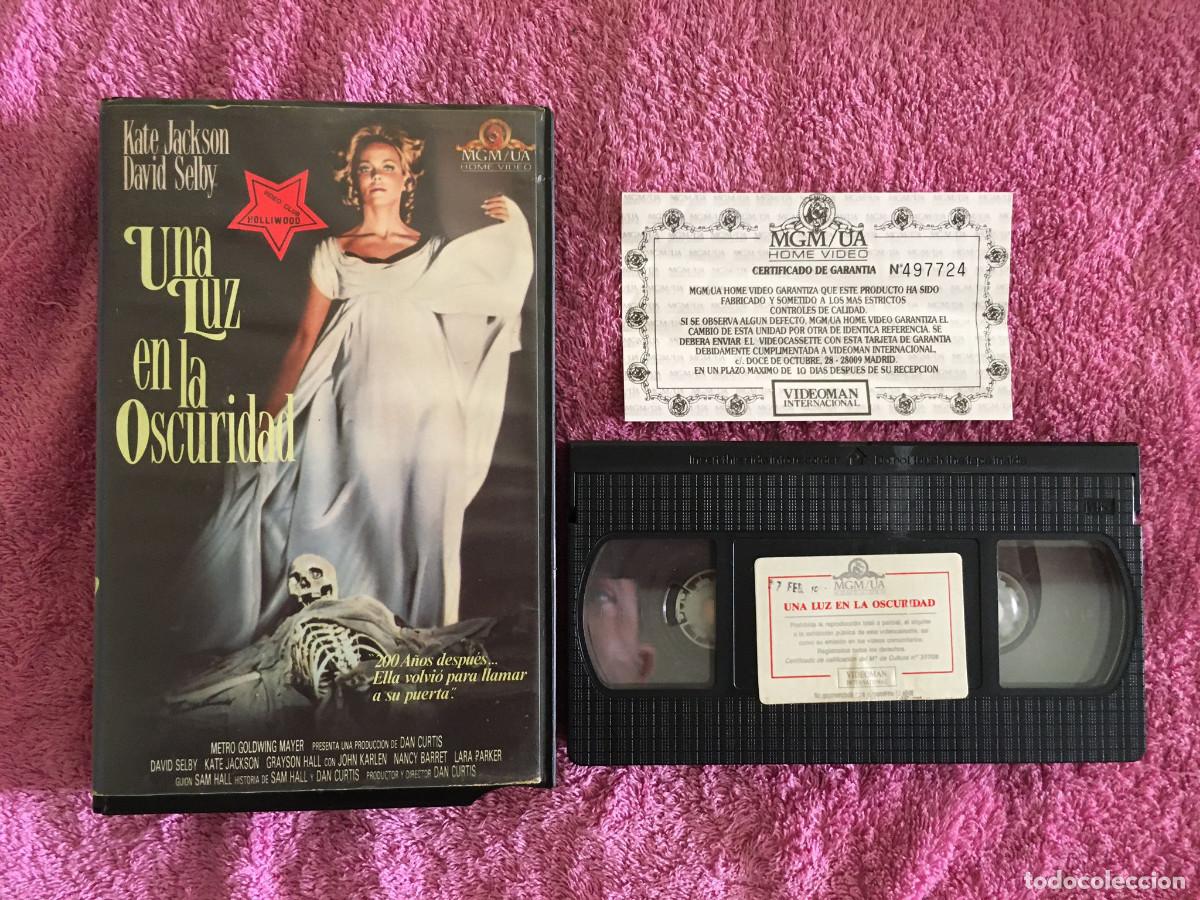 Cine: UNA LUZ EN LA OSCURIDAD (1971) VHS TERROR DAN CURTIS DAVID SELBY GRAYSON HALL KATE JACKSON