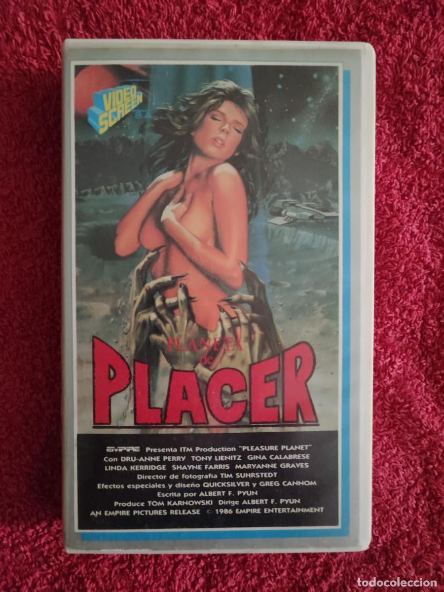 Cine: PLANETA DE PLACER (1986) VHS 1&ordf; EDICI&Oacute;N VIDEO SCREEN ALBERT PYUN GINA CALABRESE