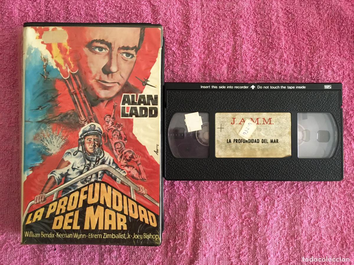 Cine: LA PROFUNDIDAD DEL MAR (1958) VHS 1&ordf; EDICI&Oacute;N ARCAICA JAMM RUDOLPH MATE ALAN LADD KEENAN WYNN
