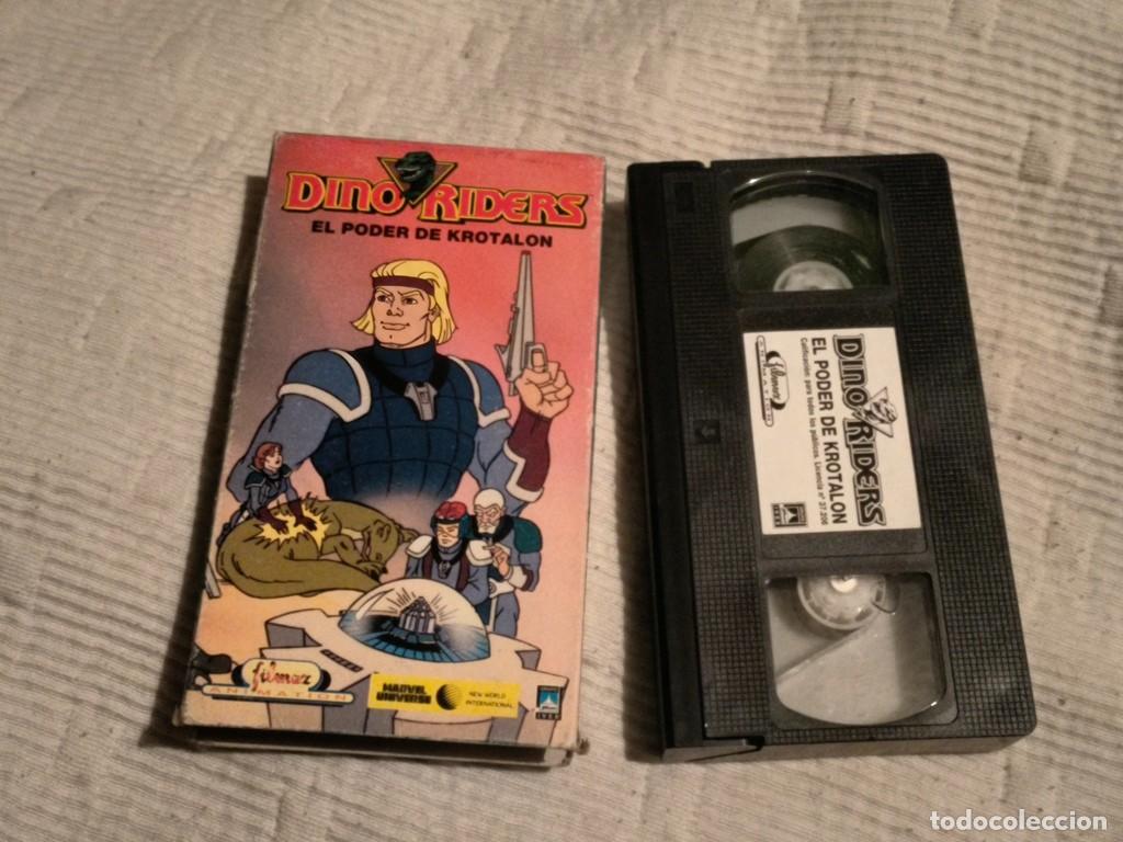 Cine: VHS DINO RIDERS EL PODER DE KROTALON