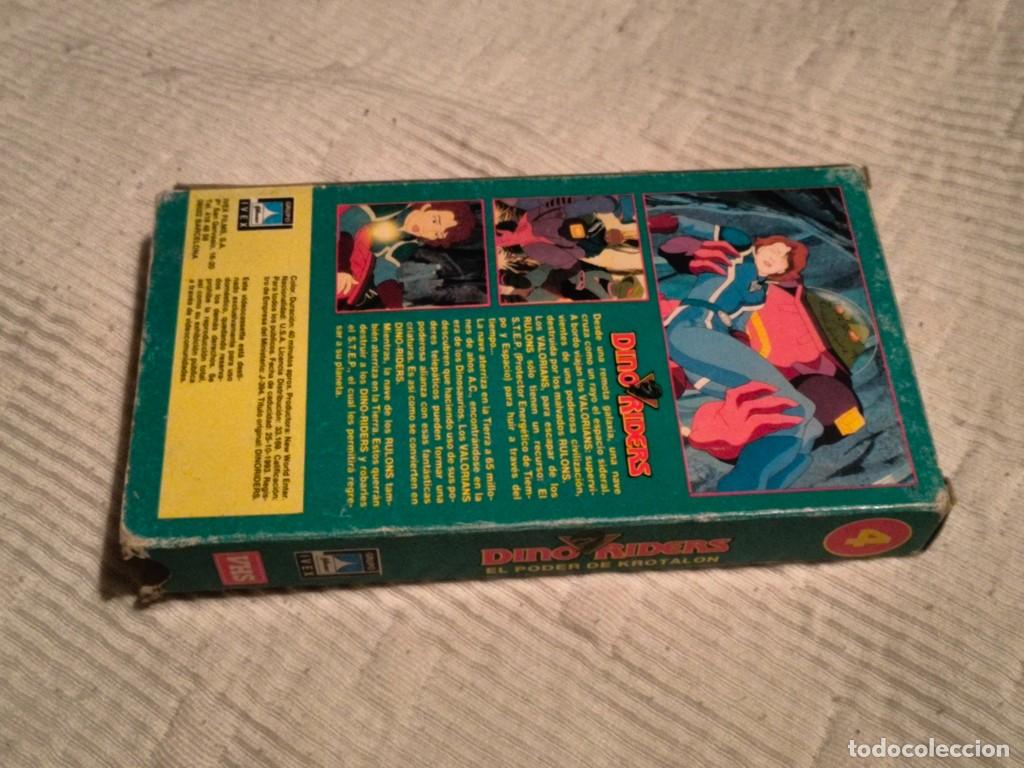 Cine: VHS DINO RIDERS EL PODER DE KROTALON - Foto 2