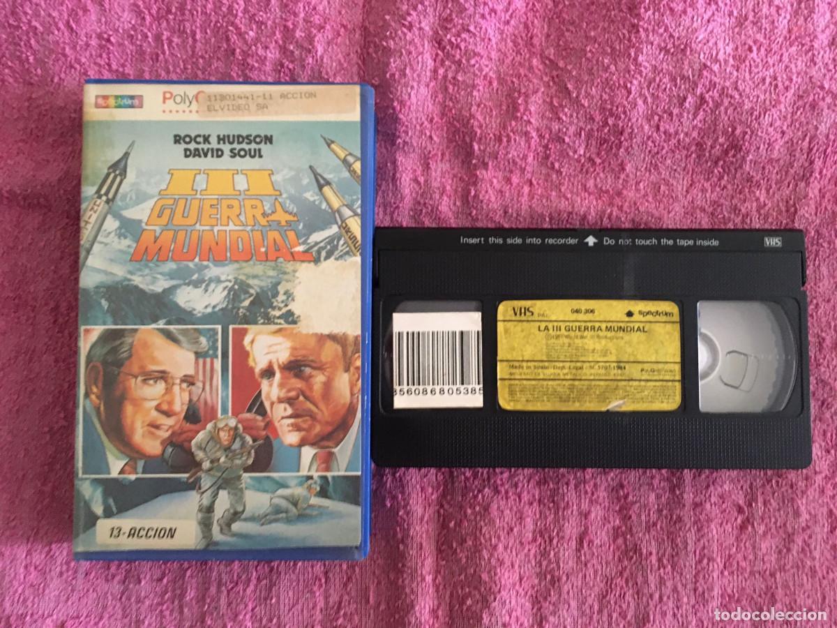Cine: LA III TERCERA GUERRA MUNDIAL (1982) VHS POLYGRAM SONIDO HI-FI DAVID SOUL ROCK HUDSON BRIAN KEITH