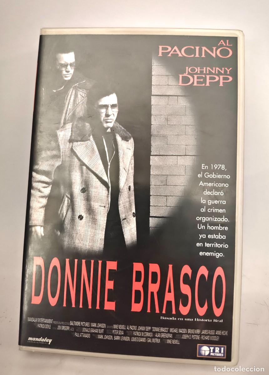 Cine: Donnie Brasco &ndash; vhs caja grande videoclub