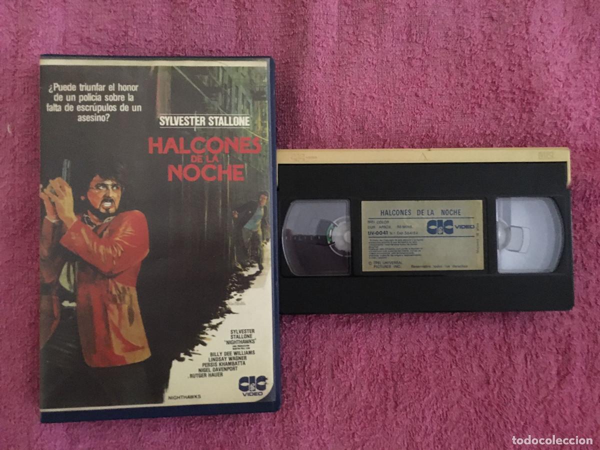 Cine: HALCONES EN LA NOCHE (1981) VHS 1&ordf; EDICI&Oacute;N CIC SYLVESTER STALLONE RUTGER HAUER LINDSAY WAGNER