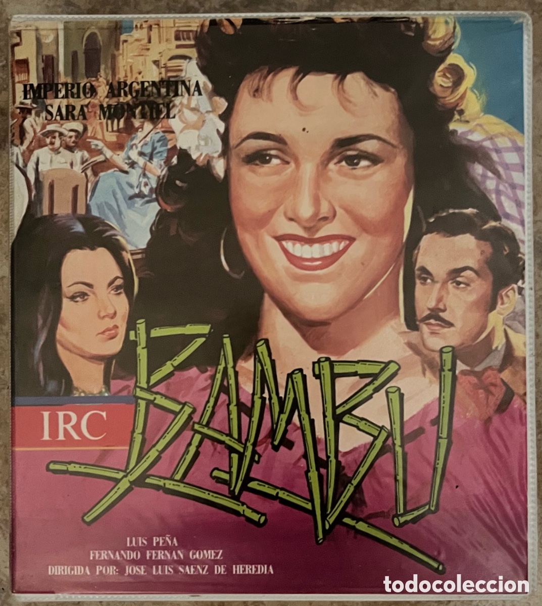Cine: VHS BAMBU - PELICULA ESTUCHE GRANDE - IMPERIO ARGENTINA - SARA MONTIEL