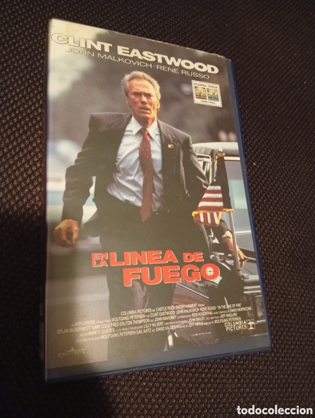 Cine: En la linea de fuego vhs