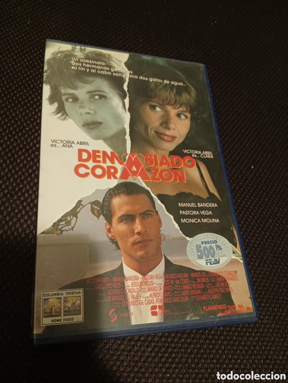 Cine: Demasiado coraz&oacute;n vhs