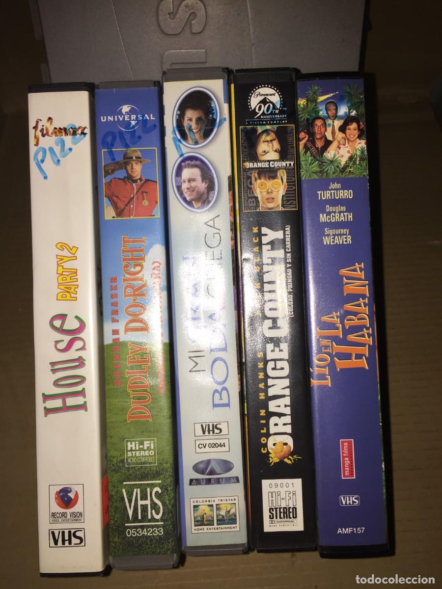 Cine: Vhs pack n&ordm; 122 House party 2 -Dudley do-right, Dudley de la monta&ntilde;a - Lio en la habana - Orange cou