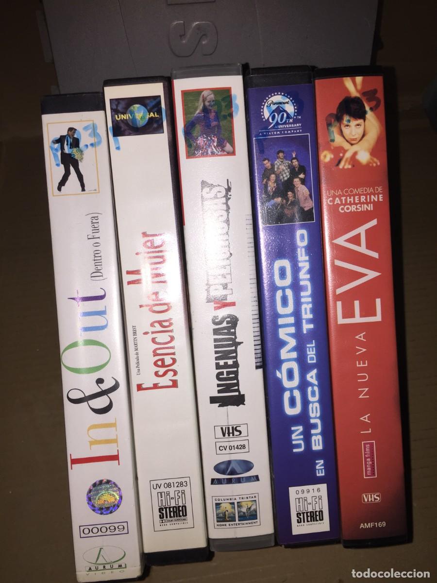 Cine: Vhs pack n&ordm; 123 In & Out, dentro o fuera - Esencia de mujer - Ingenuas y peligrosas - Un comico en b