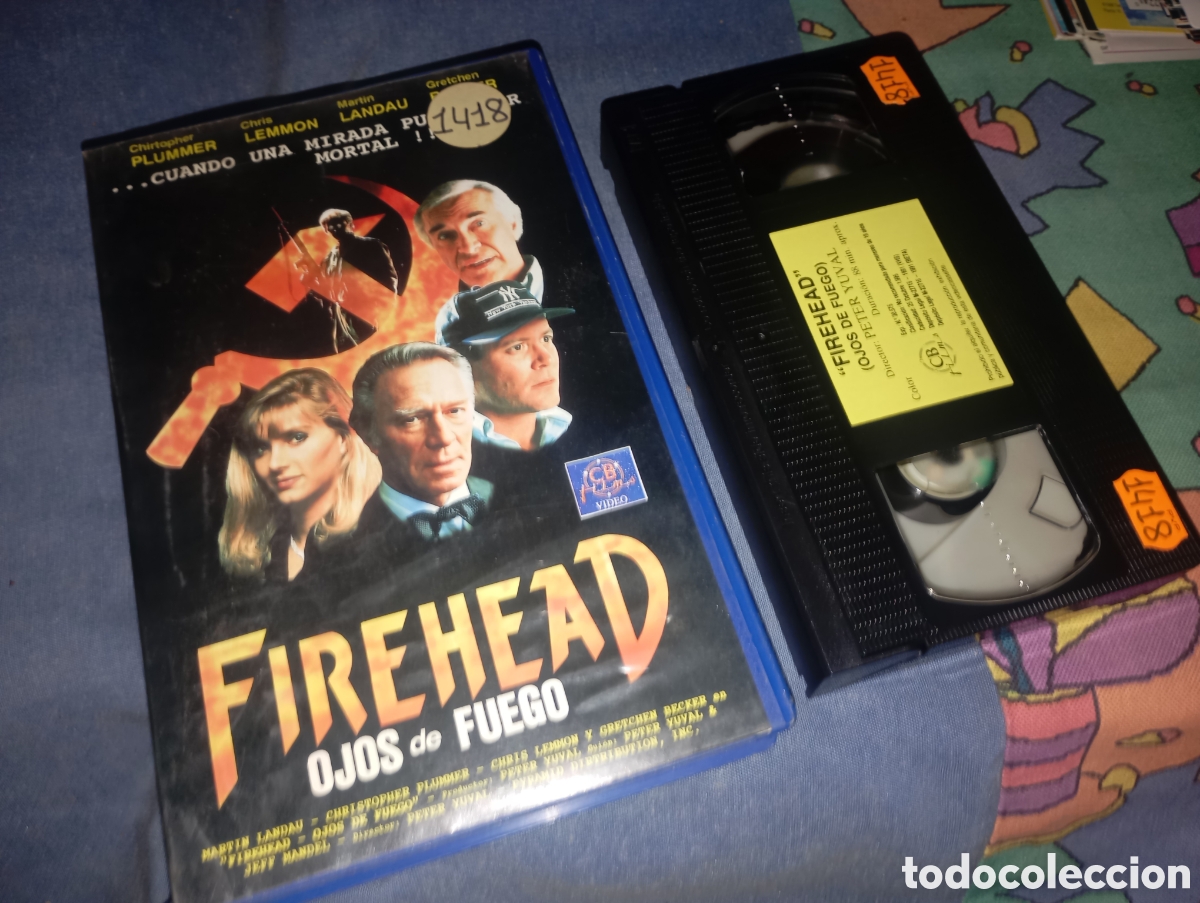 Cine: FIREHEAD (OJOS DE FUEGO)- VHS- martin landau - Descatalogada
