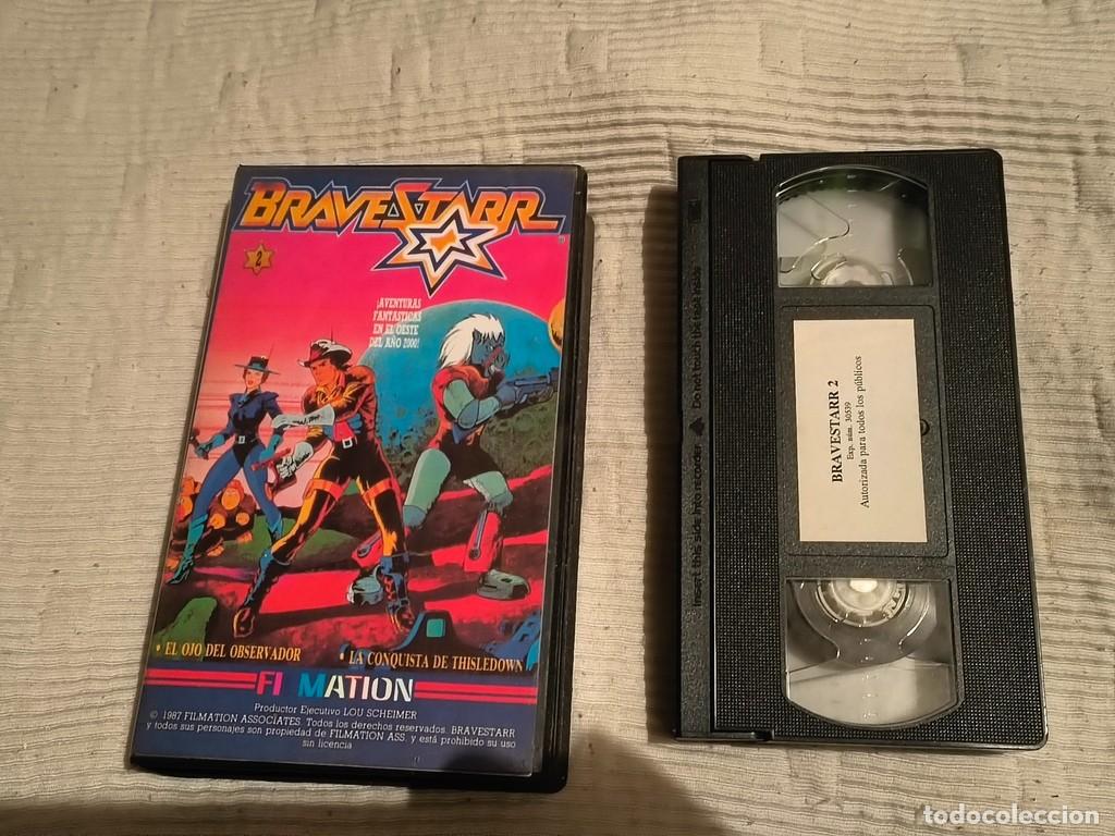 Cine: VHS BRAVESTARR 2 EL OJO DEL OBSERVADOR LA CONQUISTA DE THISLEDOWN