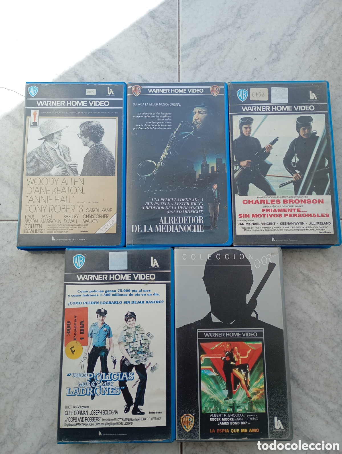 Cinema: LOTE 5 TITULOS VHS FRIAMENTE SIN MOTIVOS PERSONALES Annie Hall