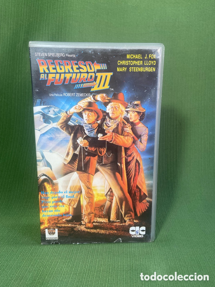 Cine: Vhs - Regreso al Futuro III (3). CIC. a&ntilde;os 90.