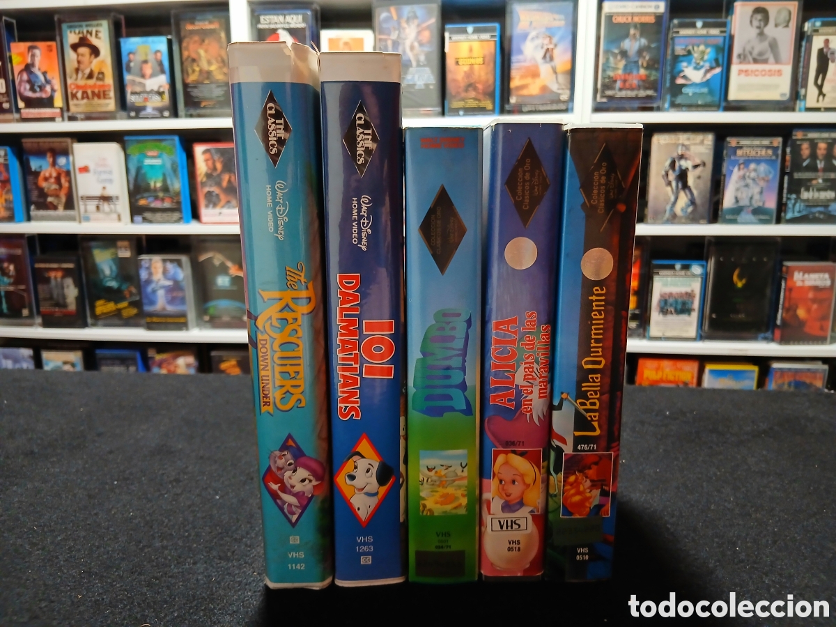Cine: Lote 5 pel&iacute;culas Disney Black Diamond