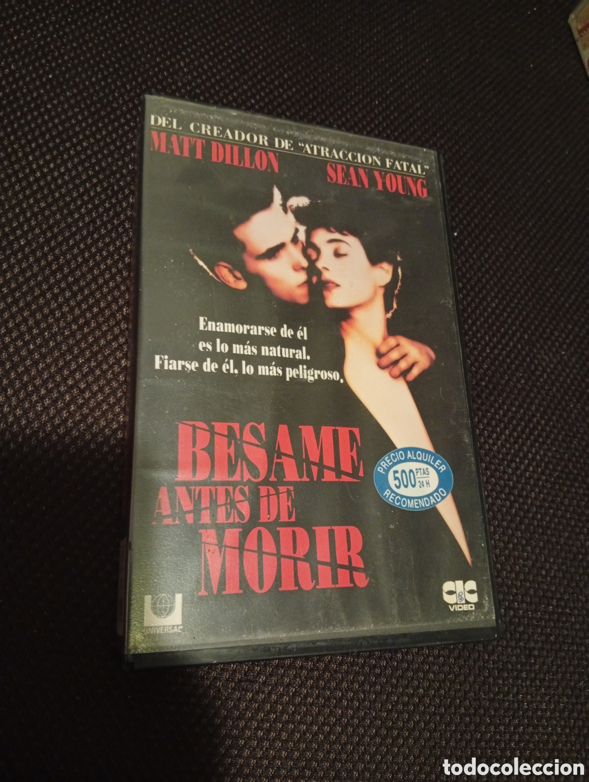 Cine: Besame antes de morir vhs