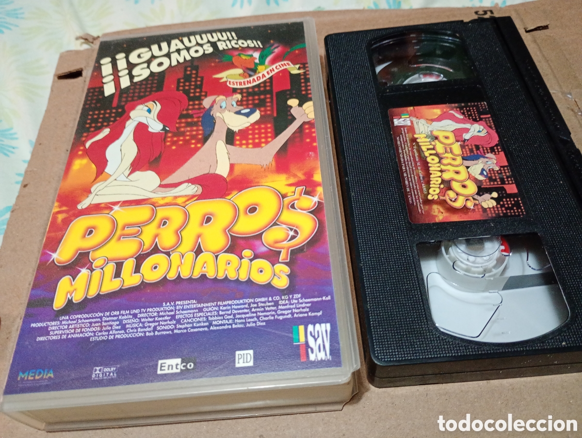 Cine: Perros millonarios vhs