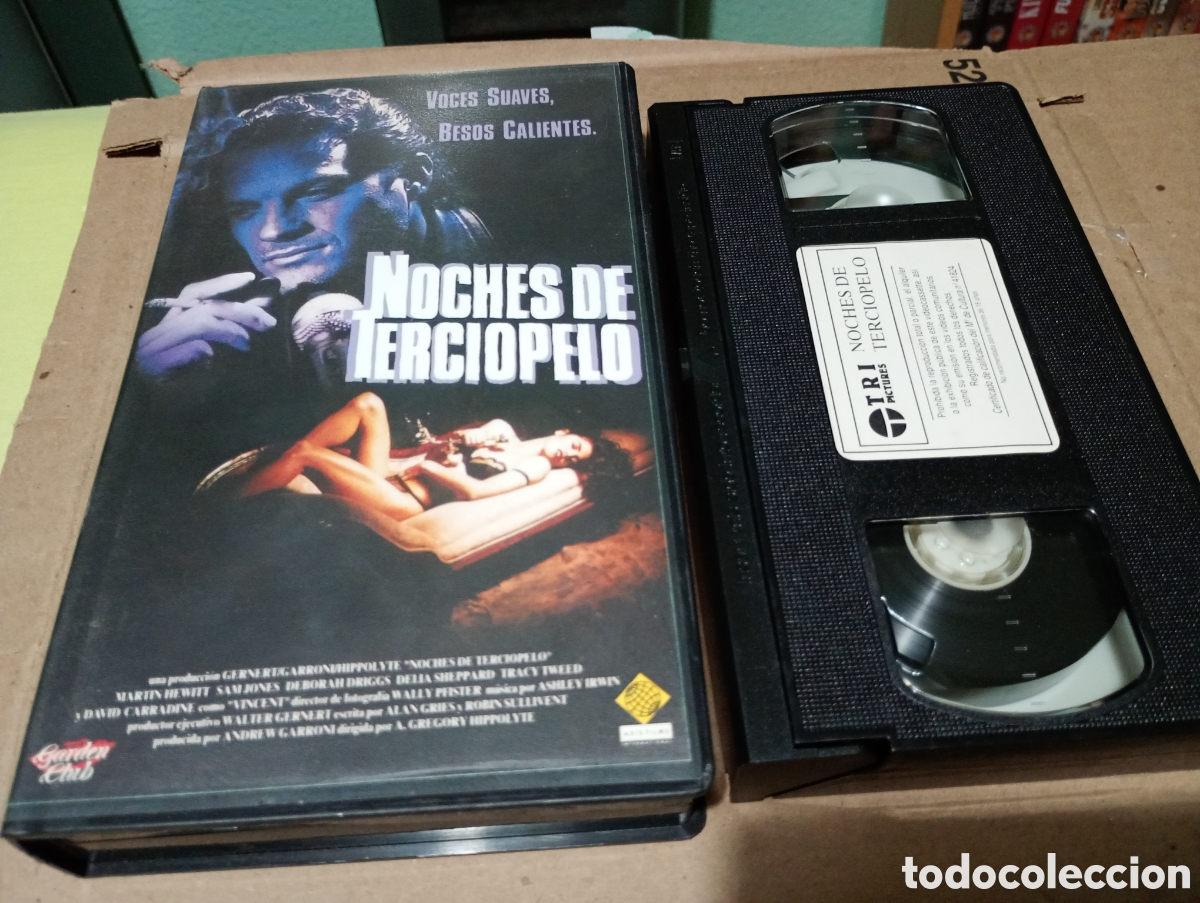 Cine: Noches de terciopelo vhs Delia Sheppard