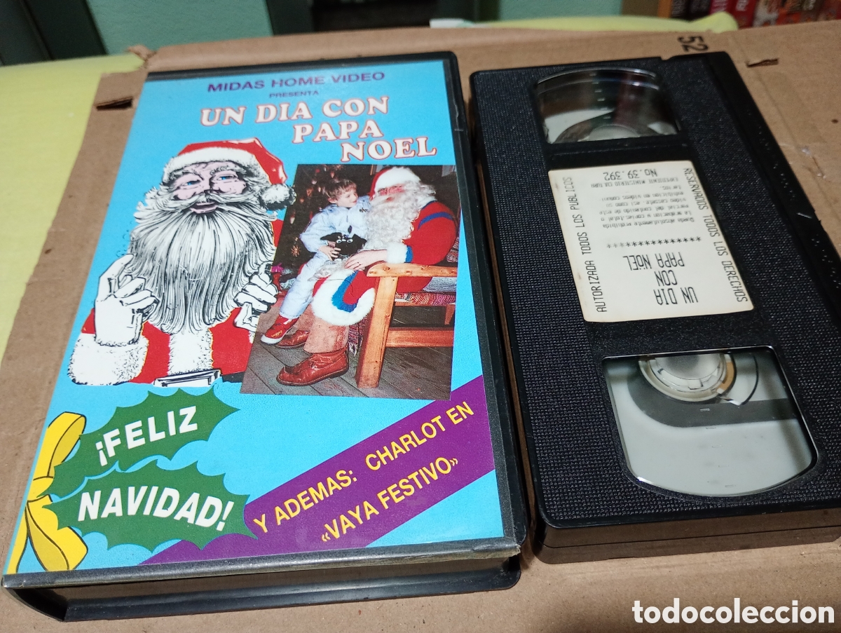 Cine: Un d&iacute;a con pap&aacute; noel vhs