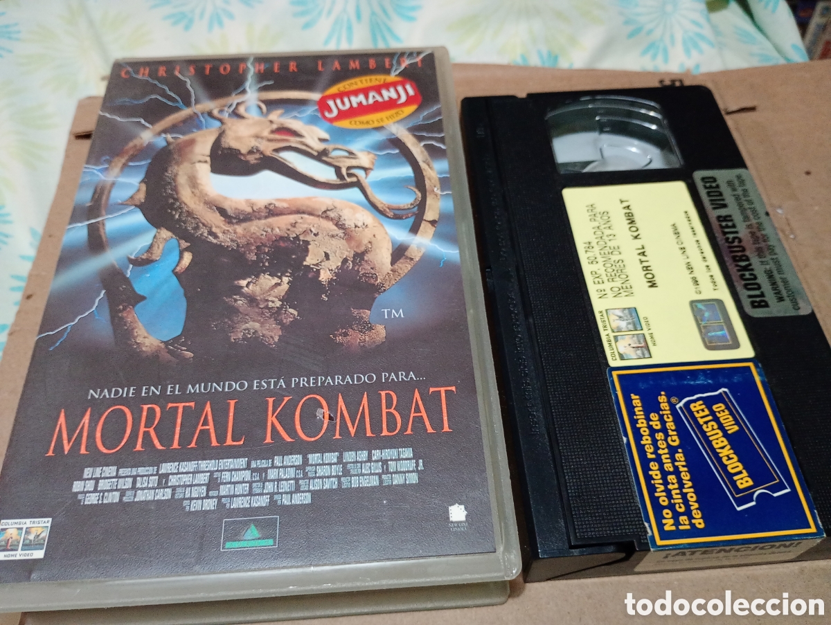 Cine: Mortal kombat vhs caja grande