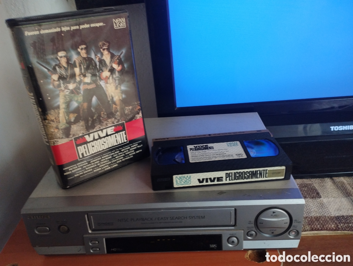 Cine: Vive peligrosamente vhs 1 edici&oacute;n Videoclub