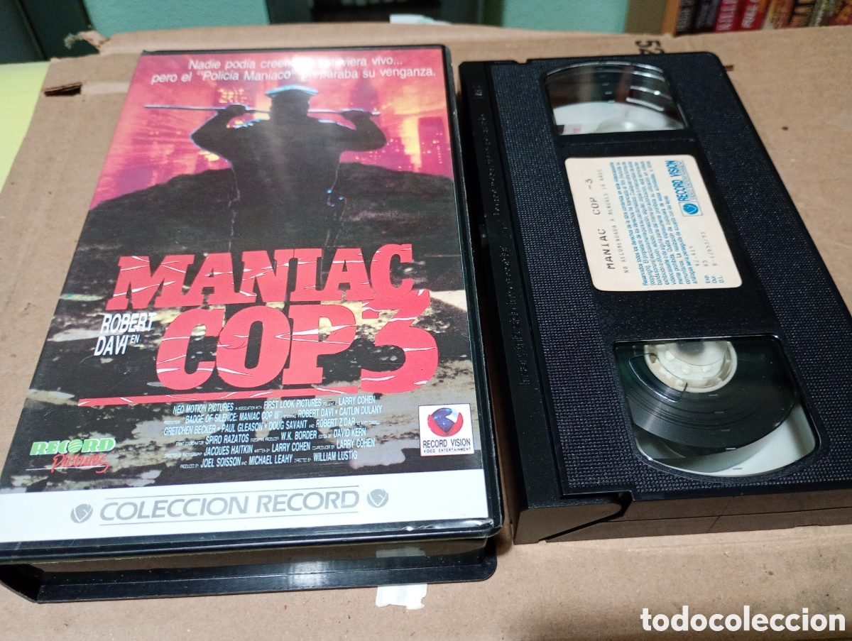 Cine: Maniac cop 3 vhs William Lustig