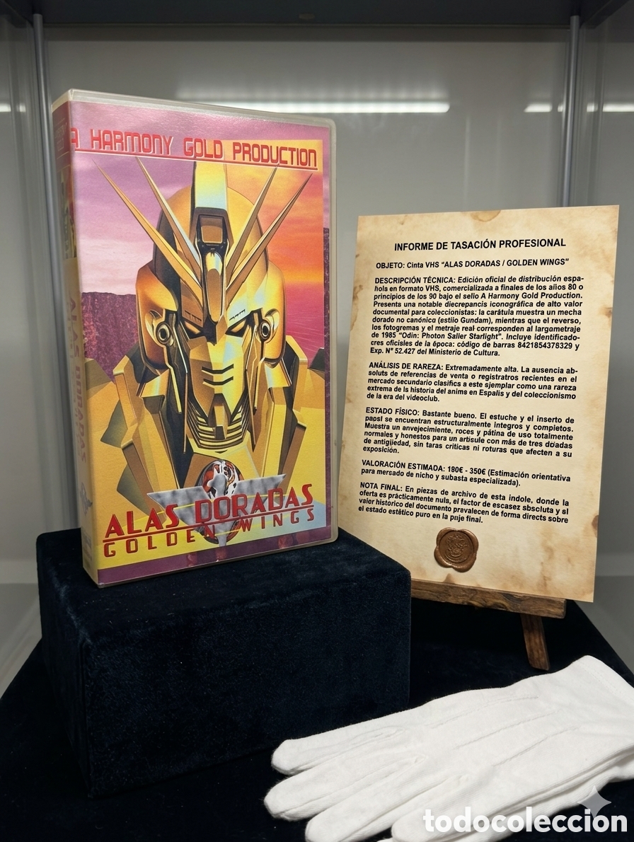Cine: Rareza VHS Alas Doradas Golden Wings Harmony Gold Production Anime Manga Japon&eacute;s # &Uacute;nica Retro Odin