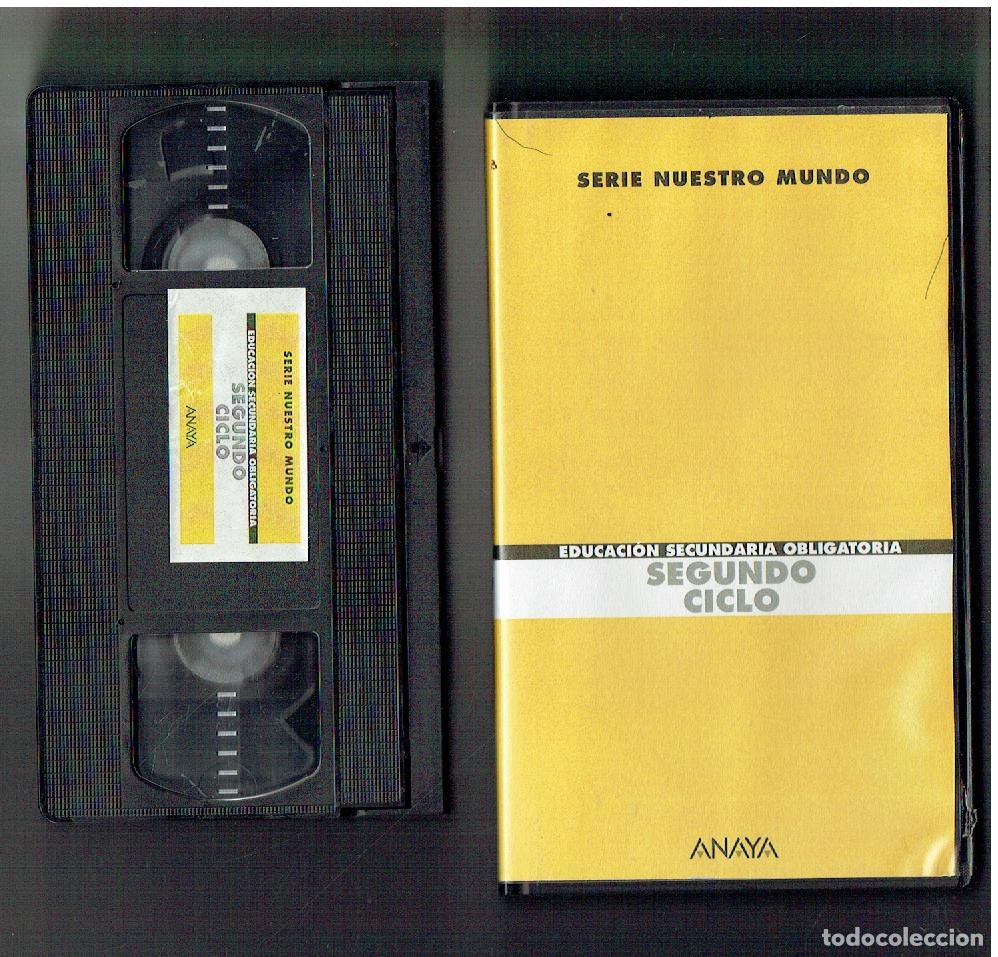 Cine: SERIE NUESTRO MUNDO. ESO. SEGUNDO CICLO. VHS. ANAYA. (DVD/&Ntilde;5)