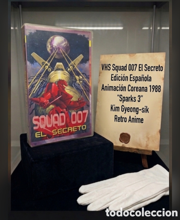 Cine: VHS Squad 007 El Secreto Edici&oacute;n Espa&ntilde;ola Animaci&oacute;n Coreana 1988 &rdquo;Sparks 3&rdquo; Retro Anime Manga