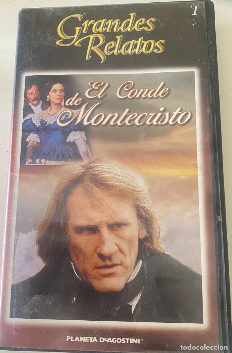 Cine: 'Grandes Relatos - El Conde de Montecristo I', con Gerard Depardieu. Planeta. 1998. Buen estado.