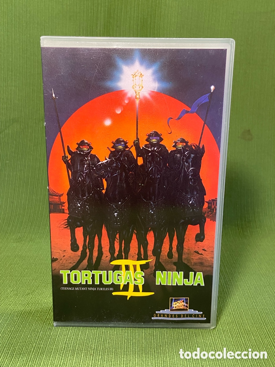 Cine: VHS Tortugas Ninja III (3) TMNT. T.M.N.T.