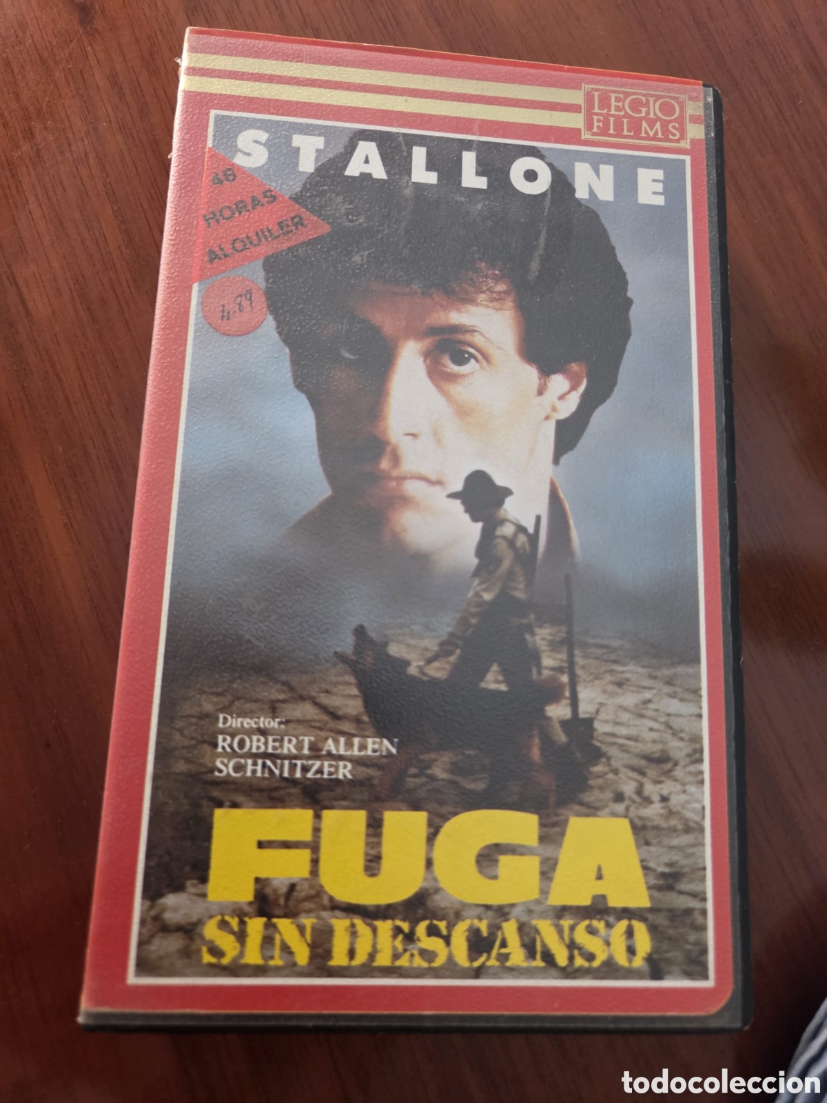 Cine: VHS Fuga Sin Descanso (No Place to Hide) &ndash; Sylvester Stallone &ndash; Edici&oacute;n Vintage Legio Films &ndash; Colecc