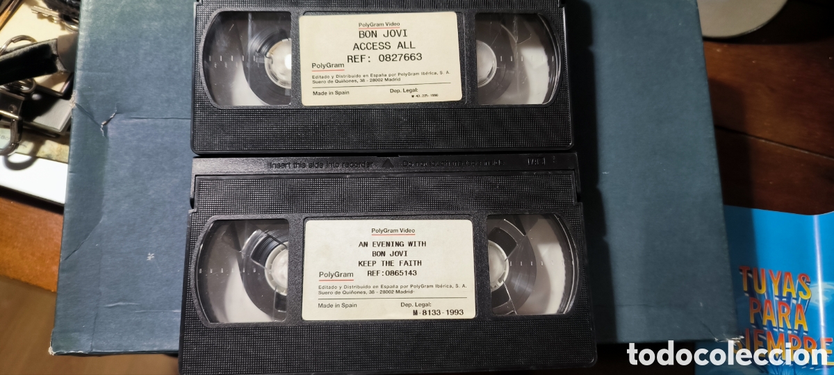 Cine: 2 cintas VHS BON JOVI