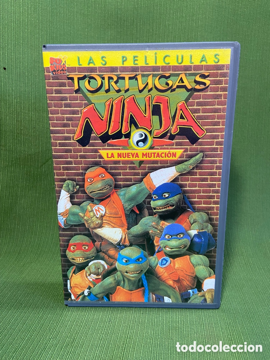 Cine: Vhs Tortugas ninja. La nueva mutaci&oacute;n. T.M.N.T. A&ntilde;os 90.