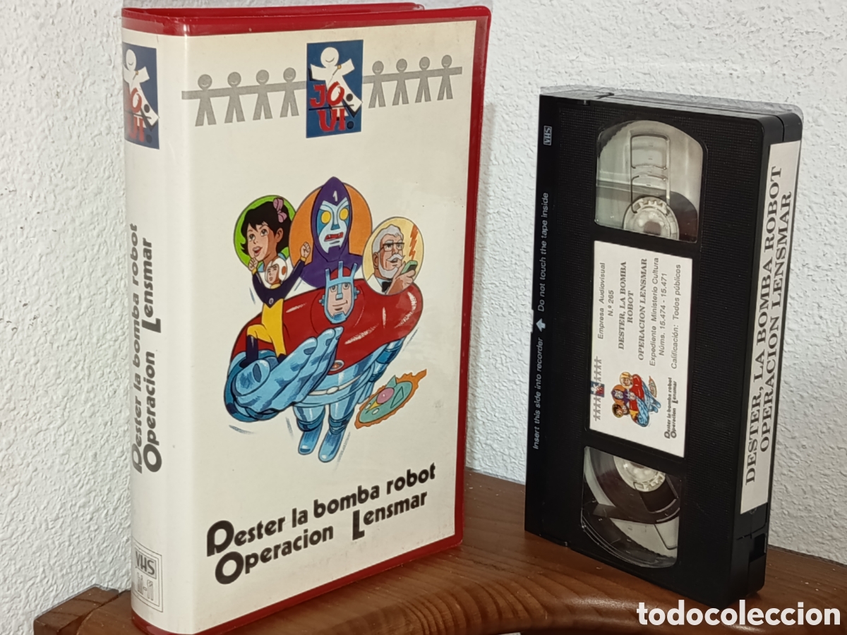 Cine: D&eacute;ster la bomba robot. Dibujos animados. Pel&iacute;cula VHS