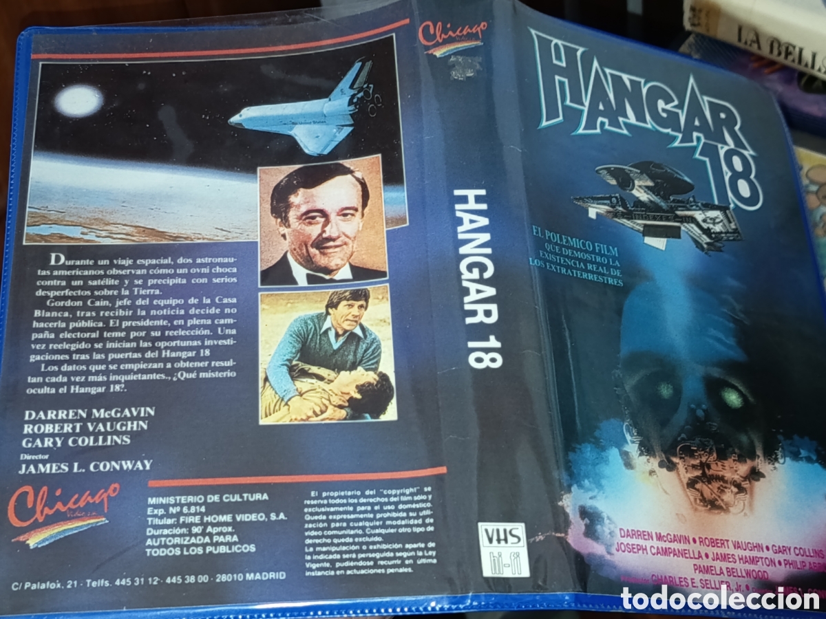 Cine: Hangar 18. Pel&iacute;cula VHS - Foto 2