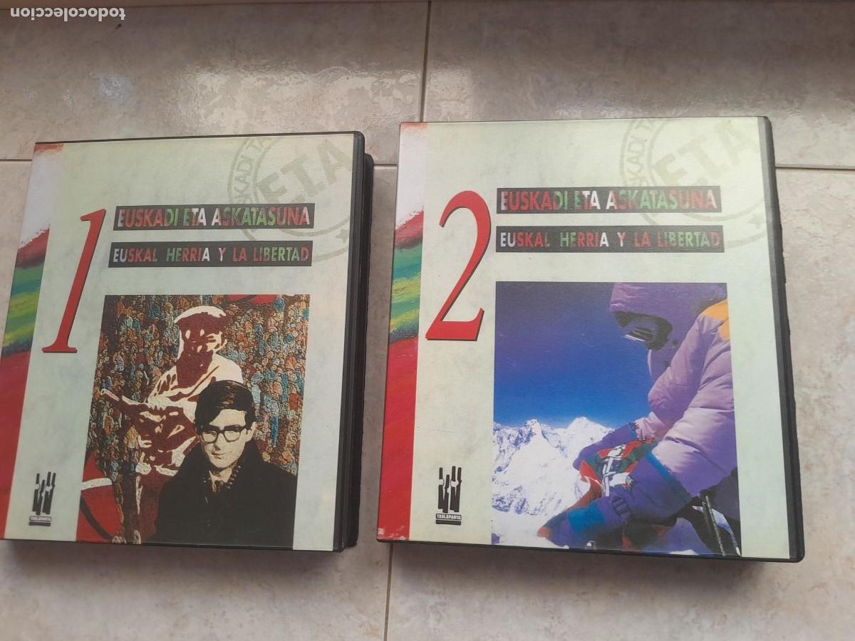 Cine: EUSKADI ETA ASKATASUNA. EUSKAL HERRIA Y LA LIBERTAD. 4 CINTAS VHS.