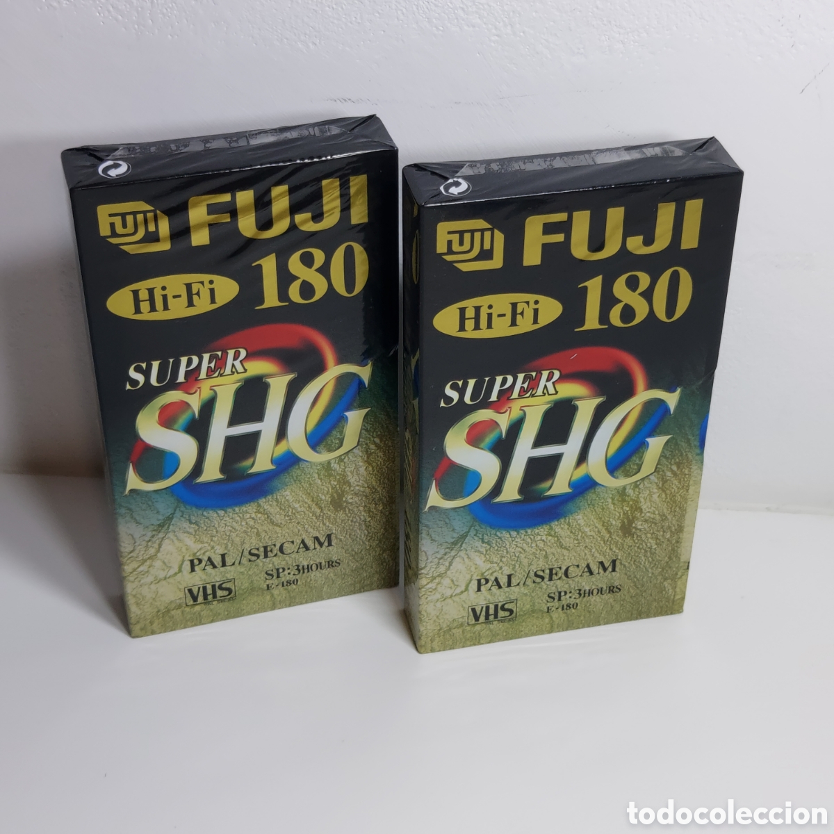 Cine: Lote 2 Cintas VHS Fuji 180 Super SHG (Precintadas)